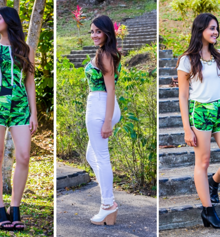 Different Ways to Style a Tropical Print 2-Piece