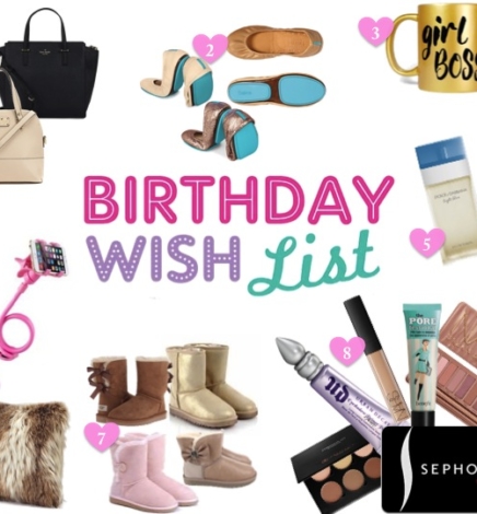 My Birthday Wish List