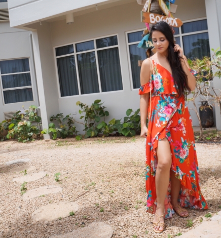 Summer Trends: Colorful Floral Maxi Dress